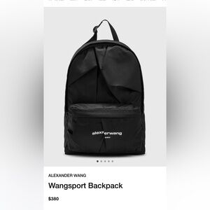 Alexander wang wangsport Black Backpack